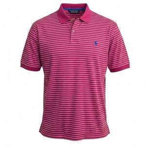 Polo Golf Ralph Lauren Men’s XL Pro Fit Pink Striped Polo